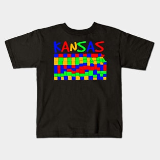 USA state: Kansas Kids T-Shirt